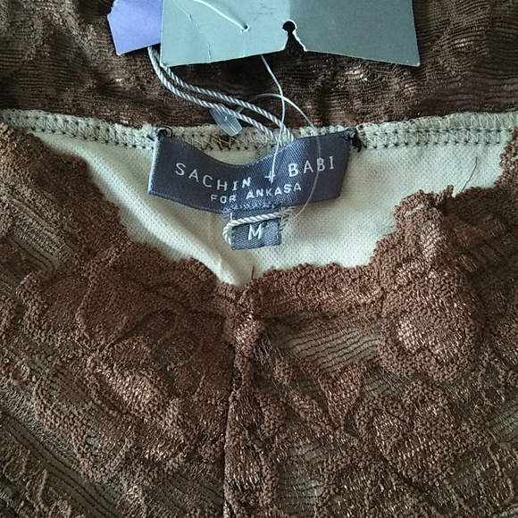 Sachin & Babi for Ankasa 🤎 Floral LaceTunic - Picture 2 of 12